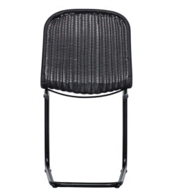 WOOOD Buisframe Tuinstoel Willem - Polyester - Zwart - Set Van 2 -Meubels Voor Thuis 89ce3c18f1d146c48f2e782d14474596