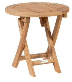 Inklaptafel Tuin Folding - Teak - Naturel - 45x45x45