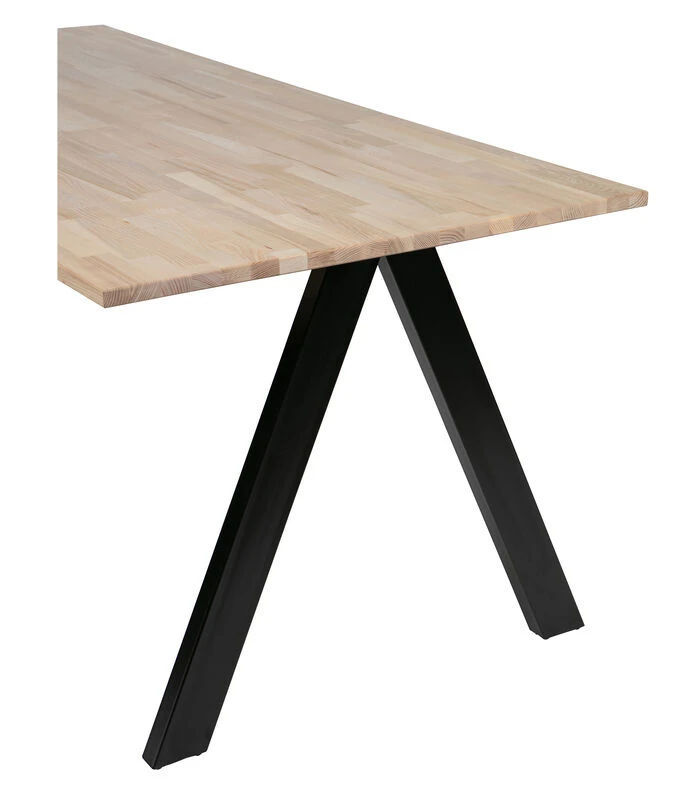 WOOOD Tablo V-Poot 1 Stuks - Metaal - Zwart - 72x79x10 2 WOOOD Tablo V-Poot 1 Stuks - Metaal - Zwart - 72x79x10 - Afbeelding 2