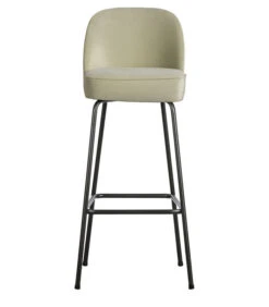 BePureHome Vogue Barstoel - Fluweel - Pistache - 103x50x55