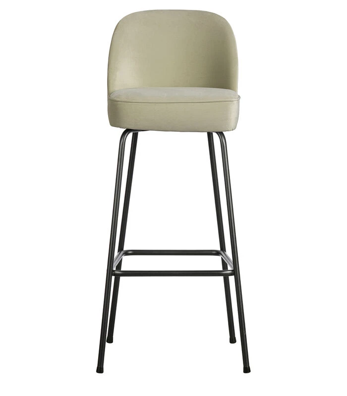 BePureHome Vogue Barstoel - Fluweel - Pistache - 103x50x55 1 BePureHome Vogue Barstoel - Fluweel - Pistache - 103x50x55