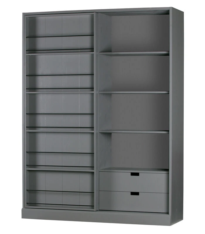 Exclusive Swing Schuifdeurkast - Grenen Geschuurd - Leem - 200x150x46 4 Exclusive Swing Schuifdeurkast - Grenen Geschuurd - Leem - 200x150x46 - Afbeelding 4