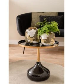 Leitmotiv Bijzettafel Mila Large - Zwart - 50x50x48cm 9 Leitmotiv Bijzettafel Mila Large - Zwart - 50x50x48cm -Meubels Voor Thuis 967e75b3c7ad4d3986caf24d58934d94