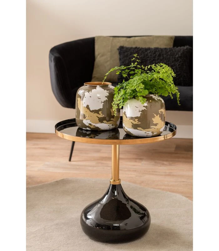 Leitmotiv Bijzettafel Mila Large - Zwart - 50x50x48cm 5 Leitmotiv Bijzettafel Mila Large - Zwart - 50x50x48cm - Afbeelding 5