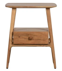 Potig Sidetable - Hout - Naturel - 60,5x50x37