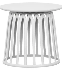 WOOOD Bijzettafel Buiten Boy - Kunststof - Mist - Set Van 2