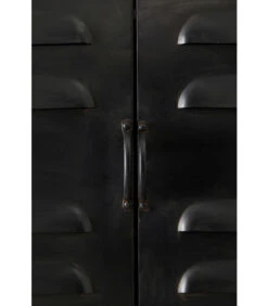 WOOOD Boaz Kast - Metaal - Zwart - 60x145,5x40,5 7 WOOOD Boaz Kast - Metaal - Zwart - 60x145,5x40,5 -Meubels Voor Thuis 99249b1f4f6b4c6bae5104a4ace483b6