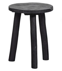 Angus Kruk - Mango Hout - Zwart - 46x35x35