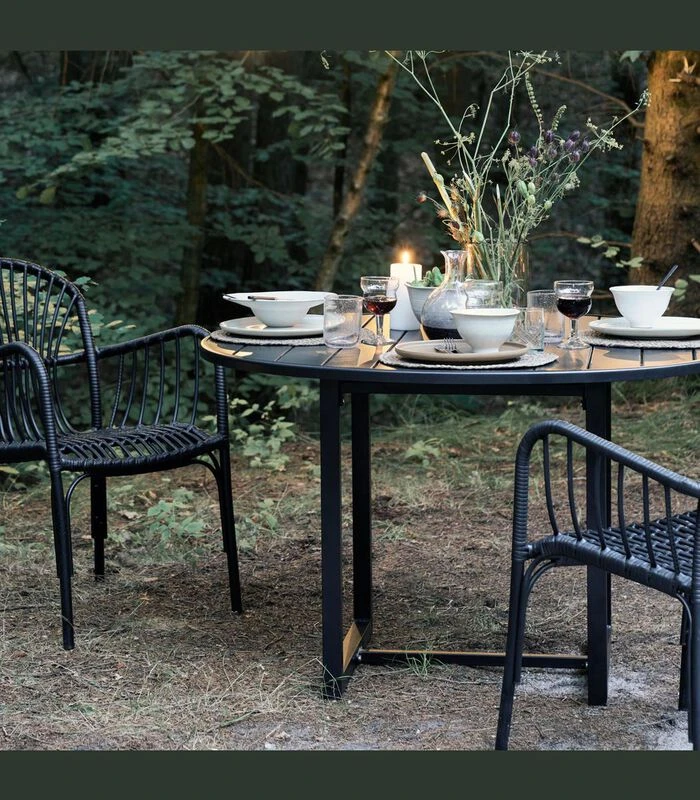 House Doctor Tafel - Helo - Zwart 2 House Doctor Tafel - Helo - Zwart - Afbeelding 2