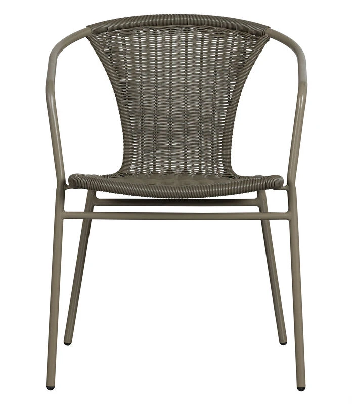 WOOOD Tuinstoel Weston - Polyester/Metaal - Jungle - Set Van 4 2 WOOOD Tuinstoel Weston - Polyester/Metaal - Jungle - Set Van 4 - Afbeelding 2