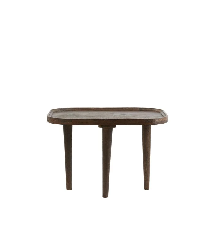 Bijzettafel Mazabe - Hout - 55x40x40cm 3 Bijzettafel Mazabe - Hout - 55x40x40cm - Afbeelding 3