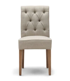 Eetkamerstoel - Hampton Classic Dining Chair - Linnen Flax - Naturel