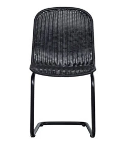 WOOOD Buisframe Tuinstoel Willem - Polyester - Zwart - Set Van 2 -Meubels Voor Thuis 9f664a6da31c49ccb1db286c98d781c3