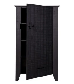 WOOOD Gijs Boerenkast - Grenen Bezaagd - Zwart - 142x85x38 5 WOOOD Gijs Boerenkast - Grenen Bezaagd - Zwart - 142x85x38 -Meubels Voor Thuis 9f6c975efe09426c957e584fdabdb817