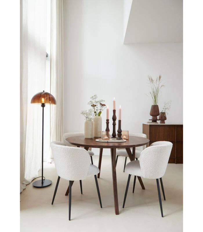 Eettafel Quenza - Hout - Ø120cm 2 Eettafel Quenza - Hout - Ø120cm - Afbeelding 2