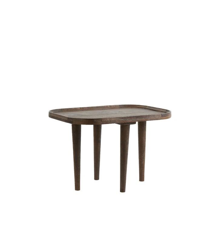 Bijzettafel Mazabe - Hout - 55x40x40cm 1 Bijzettafel Mazabe - Hout - 55x40x40cm