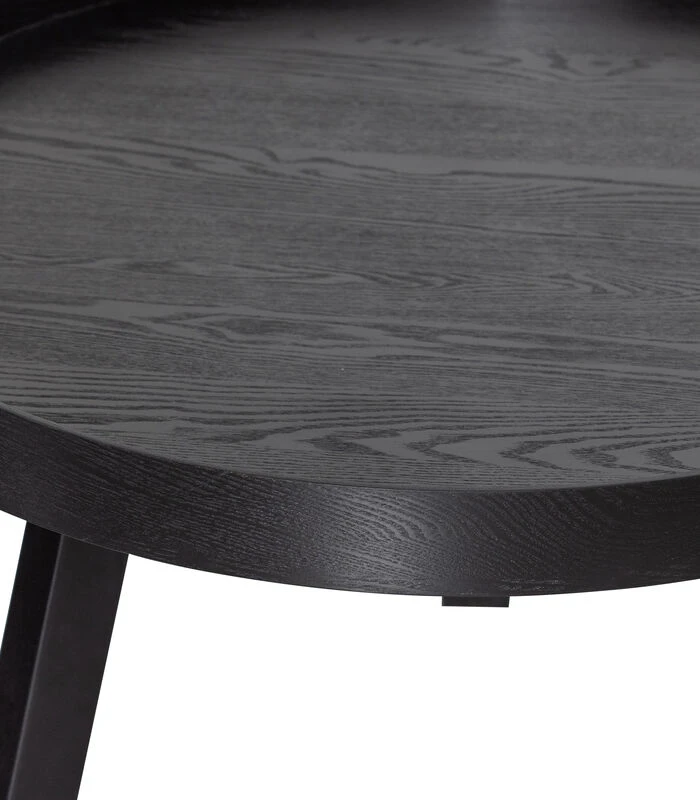 WOOOD Beira Bijzettafel - Hout - Zwart - 45x60x60 4 WOOOD Beira Bijzettafel - Hout - Zwart - 45x60x60 - Afbeelding 4