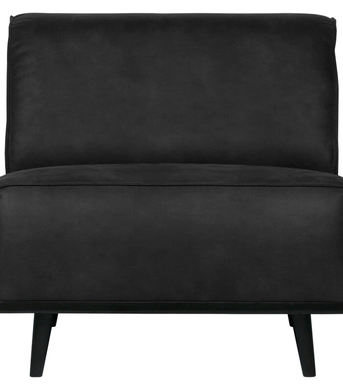 BePureHome Statement 1-Zits Element - Suedine - Zwart - 77x79x93 1 BePureHome Statement 1-Zits Element - Suedine - Zwart - 77x79x93