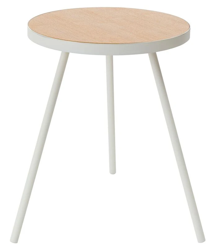 Yamazaki Round Side Table - Tower - White 1 Yamazaki Round Side Table - Tower - White