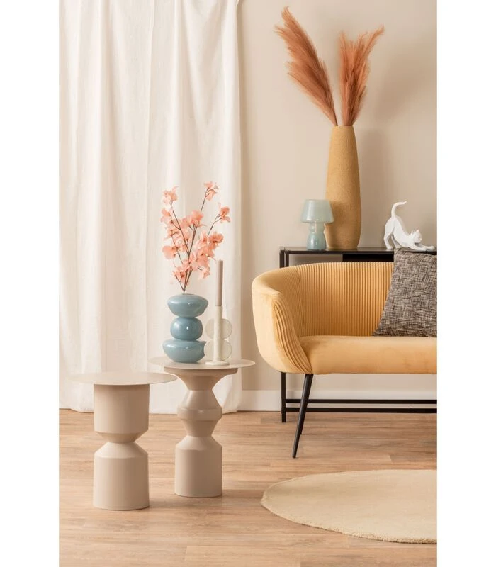 Leitmotiv Bijzettafel Chess King - Grijs - 40,5x40,5x48cm 4 Leitmotiv Bijzettafel Chess King - Grijs - 40,5x40,5x48cm - Afbeelding 4