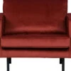 BePureHome Rodeo Fauteuil - Velvet - Chestnut - 85x105x86