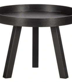 WOOOD Beira Bijzettafel - Hout - Zwart - 45x60x60