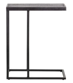 WOOOD Bijzettafel U-vorm Buiten Febe- Metaal - Zwart - 55x45x35