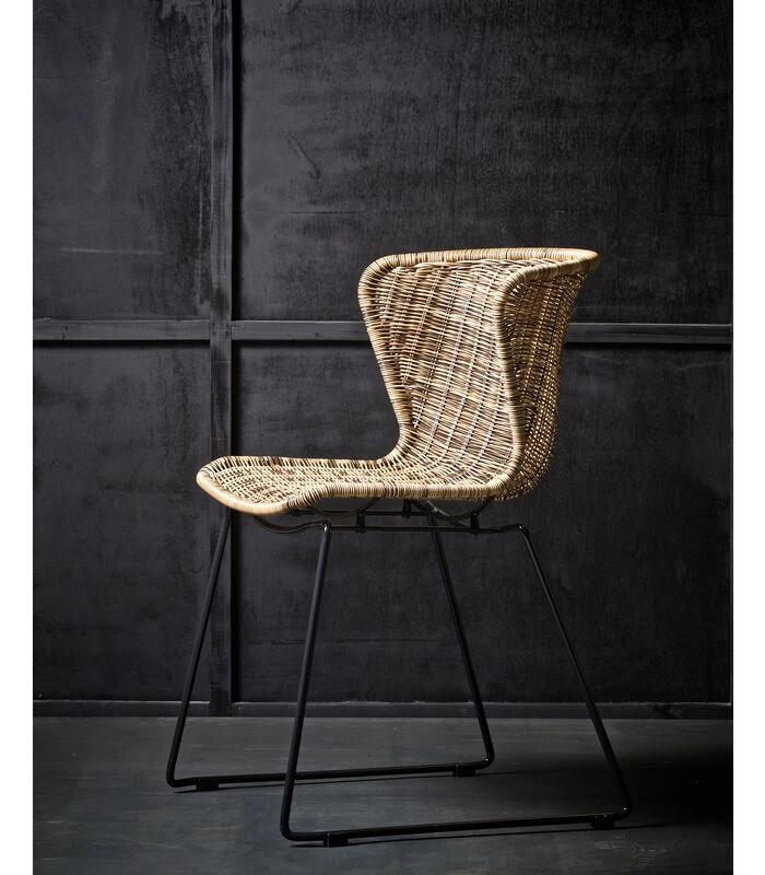 WOOOD Wings Tuinstoel - Polyester - Naturel - Set Van 2 4 WOOOD Wings Tuinstoel - Polyester - Naturel - Set Van 2 - Afbeelding 4