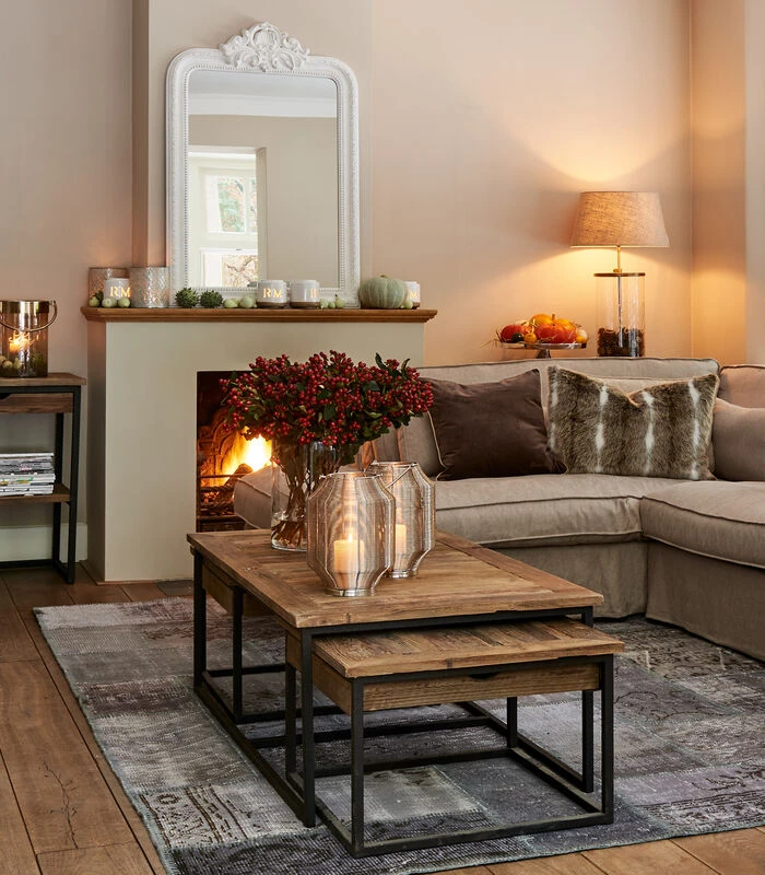 Salontafel Met Lade - Shelter Island Table - Set Van 3 Stuks - Zwart 2 Salontafel Met Lade - Shelter Island Table - Set Van 3 Stuks - Zwart - Afbeelding 2