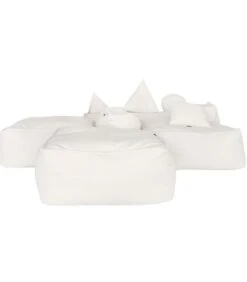 4 Modulaire Poef Bank Van Geluste Wol