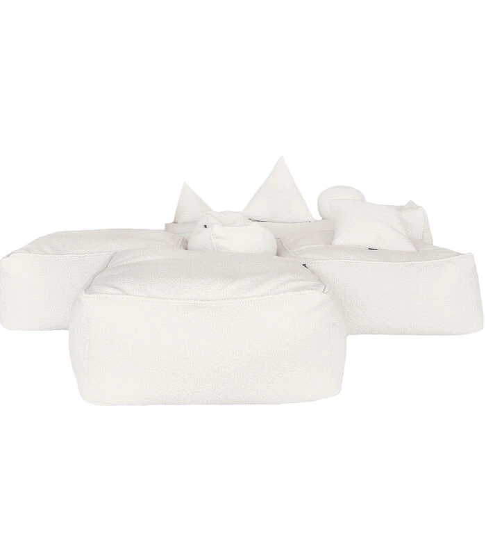 2 Modulaire Poef Bank Van Geluste Wol 1 2 Modulaire Poef Bank Van Geluste Wol