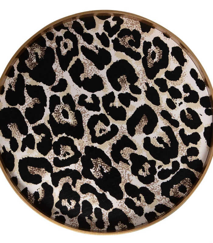 WOOOD Esma Bijzettafel - MDF/Grenen - Panterprint - 34x41x41 3 WOOOD Esma Bijzettafel - MDF/Grenen - Panterprint - 34x41x41 - Afbeelding 3