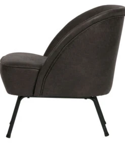 BePureHome Vogue Fauteuil - Recycle Leer - Zwart - 69x57x70 -Meubels Voor Thuis b70d7f87b16747cd8ab9cc4a33c43315