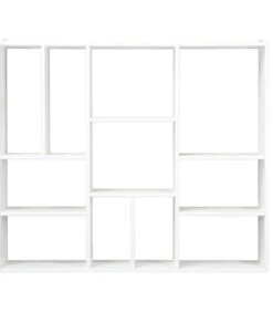 VTwonen Letterbak XL - Grenen - Wit - 94x110x20