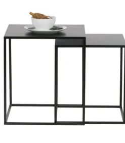WOOOD Ziva Bijzettafels - Metaal - Zwart - Set Van 2 5 WOOOD Ziva Bijzettafels - Metaal - Zwart - Set Van 2 -Meubels Voor Thuis ba095bbb7d3d45cfbb65d67e3b0d229a