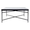 Leitmotiv Salontafel Smooth - Large - Vierkant Mat Zwart - 80x80x40cm