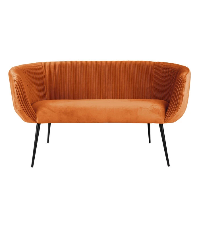 Leitmotiv Bank Majestic - Oranje - 142x72x77,5cm 1 Leitmotiv Bank Majestic - Oranje - 142x72x77,5cm
