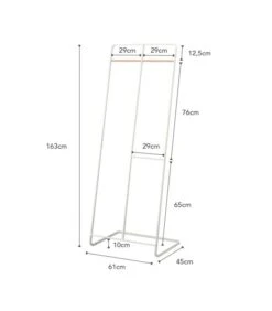 Yamazaki Hanger Rack 1.1 - White 9 Yamazaki Hanger Rack 1.1 - White -Meubels Voor Thuis bd04a90009ef460ba02cfae789ec7314