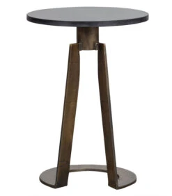 Exclusive Mato Bijzettafel - Marmer - Antique Brown - 54x38x38