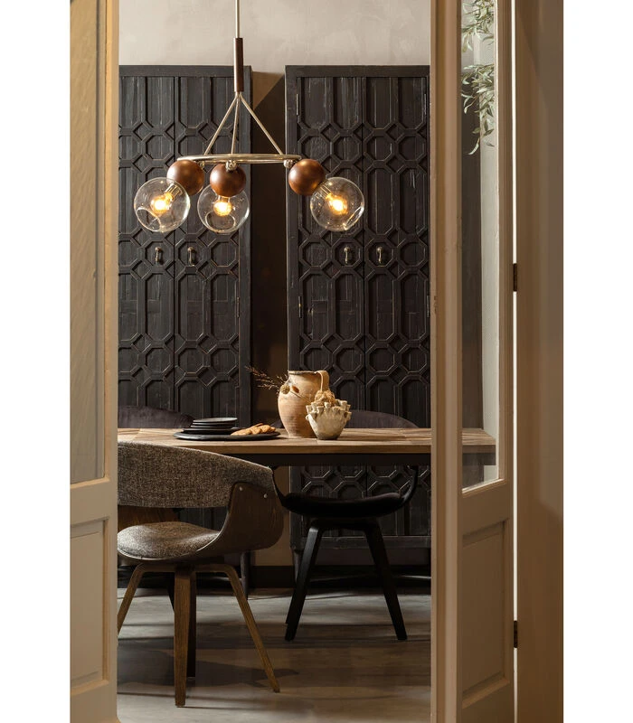 BePureHome Bequest Hoge Kast - Hout - Zwart - 210x60x40 3 BePureHome Bequest Hoge Kast - Hout - Zwart - 210x60x40 - Afbeelding 3