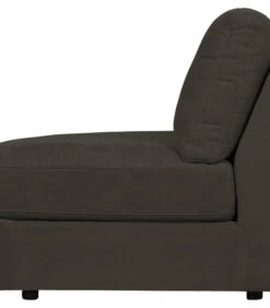 VTwonen Family 1-Zits Element Ronde Hoek Links - Antraciet - 85x93x98 -Meubels Voor Thuis c0f99ddce700433b80fa3e1293671dcb