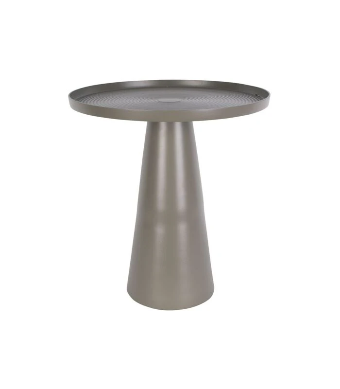 Leitmotiv Bijzettafel Force - Medium - Aluminium Taupe - Ø40x43cm 1 Leitmotiv Bijzettafel Force - Medium - Aluminium Taupe - Ø40x43cm
