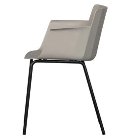 WOOOD Tuinstoel Foppe - Pp/Metaal - Mist - Set Van 4 -Meubels Voor Thuis c41f9b10027a47429ee98aa375ba7760