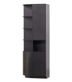 Exclusive Finca Opbergkast Rond Links - Zwart - 210x78x40 -Meubels Voor Thuis c4ff1bf590914e3dbeb70d4f058e1141