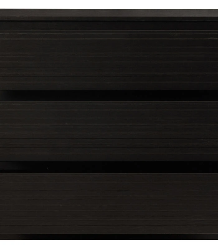 WOOOD Jente Ladekast 3 Lades - Grenen - Zwart - 74,8x83x45,8 4 WOOOD Jente Ladekast 3 Lades - Grenen - Zwart - 74,8x83x45,8 - Afbeelding 4