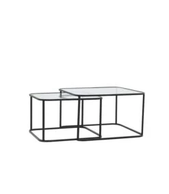Salontafel Lofti - Zwart - Set