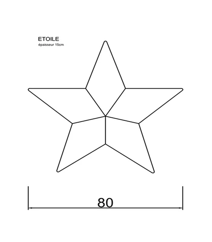 Buitenkussen Zeestervorm Raffia-effect 3 Buitenkussen Zeestervorm Raffia-effect - Afbeelding 3