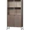 BePureHome Fossil Vitrinekast - Metaal - Champagne - 180x95x38