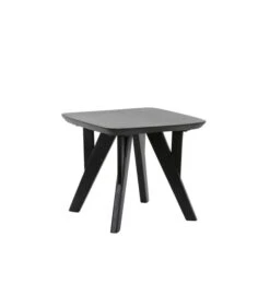 Bijzettafel Quenza - Zwart - 44x44x36cm