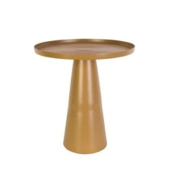 Leitmotiv Bijzettafel Force - Medium - Aluminium Mosterdgeel - Ø40x43cm